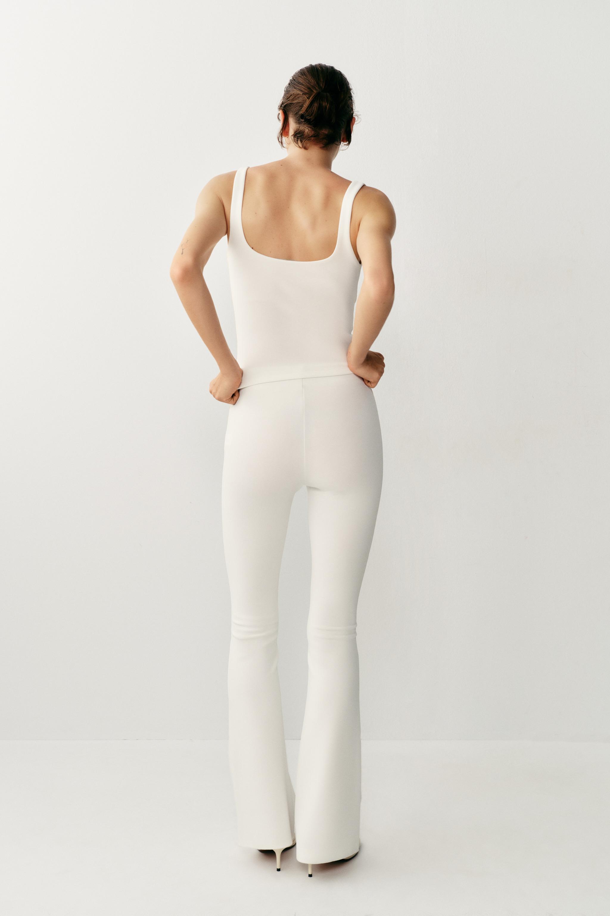 STRETCH FLARE PANTS